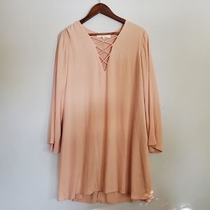 ASTR The Label Blush Trapeze Dress size M